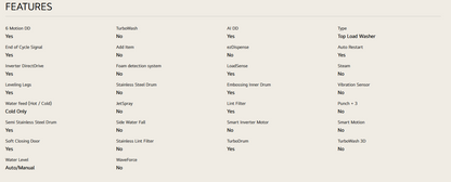 LG TV2517SV3B 17kg Top Load Washing Machine with Intelligent Fabric Care