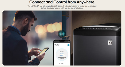 LG TV2724SV9K 24kg Top Load Washing Machine with Intelligent Fabric Care