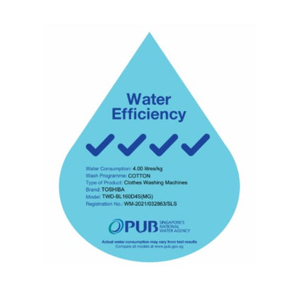 Toshiba 5 & 7/10KG Dual Drum 2 in 1 Washer Dryer Heat Pump TWD-BL160D4M(MG) Inverter TWDBL160D4MMG