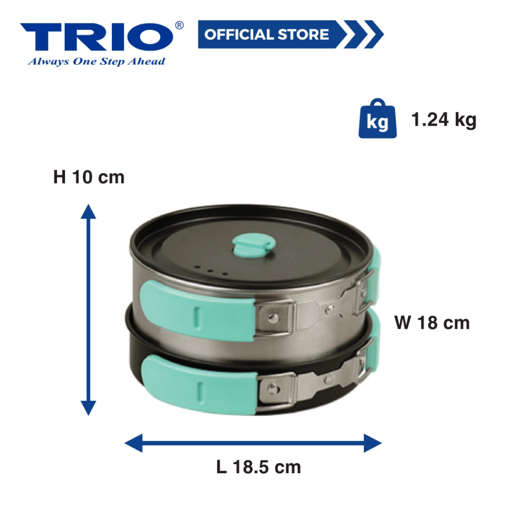 Trio 1.2L Travel Multi Cooker With 2 In 1 Combination TWH-003/TWH003