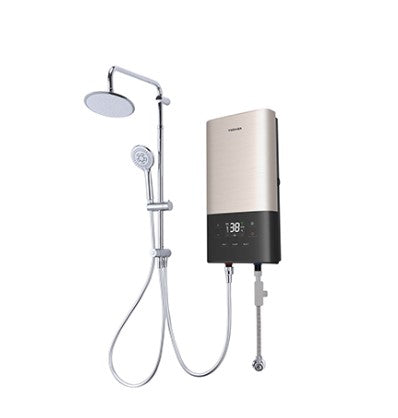 Toshiba Instant Water Heater TWH-38EXPMY(G) With Pump and Rainshower / TWH38EXPMYG 3800W (Gold)