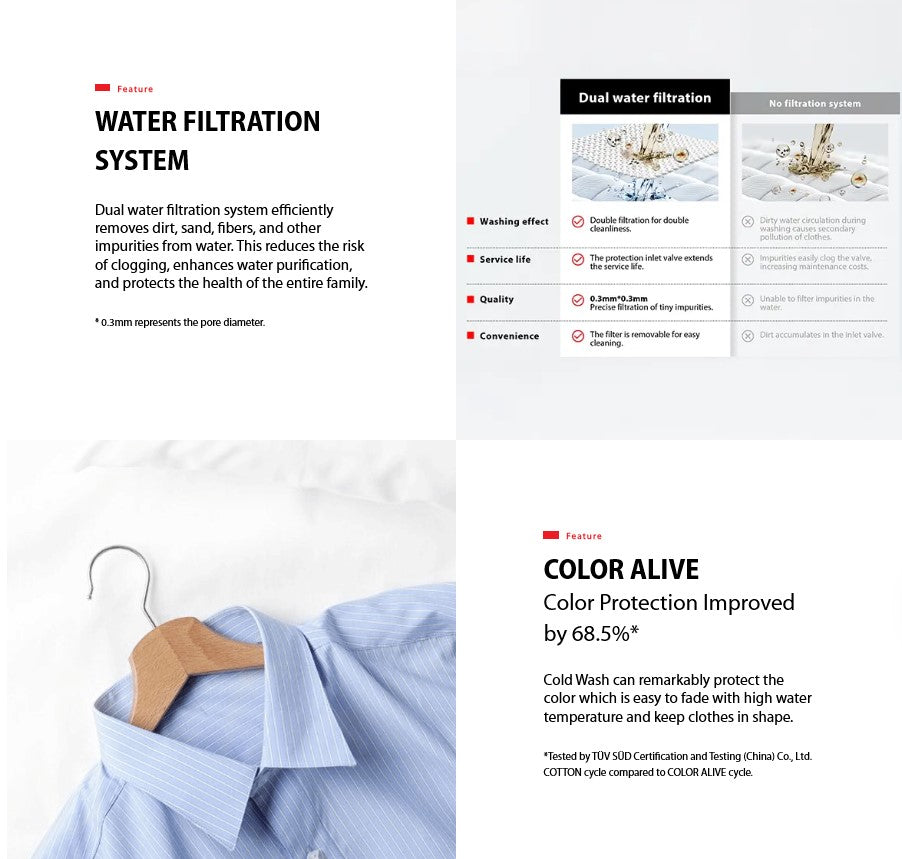 Toshiba 9.5KG Front Load Washer TW-T21BU105UWM(MG) / TWT21BU105UWMMG Inverter Washing Machine