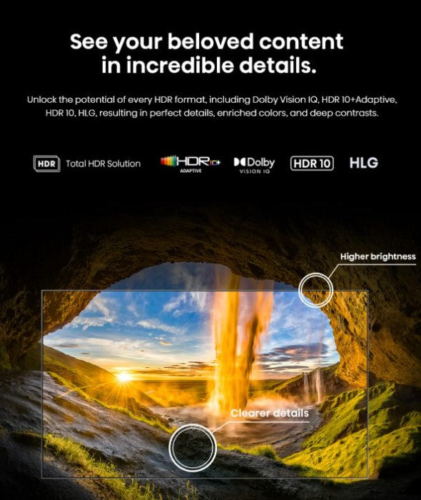 Hisense 65" 65U6Q ULED 144Hz Mini-LED TV / Dolby Atmos U6Q Television