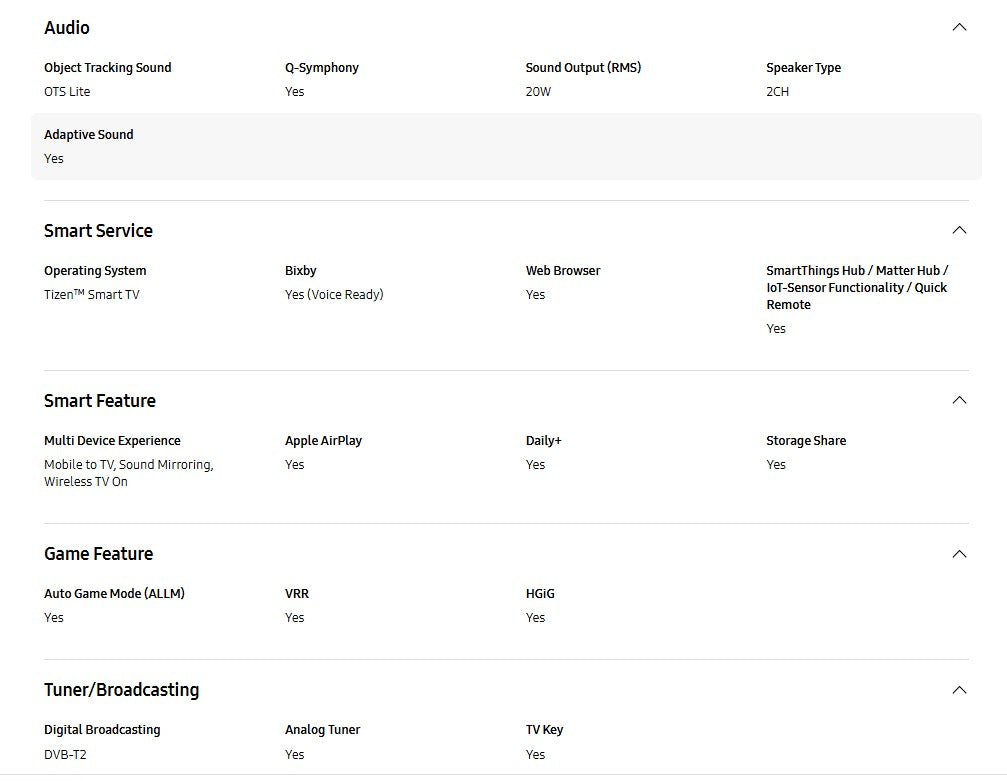 SAMSUNG 43" UA43U8000FKXXM UHD U8000F 4K Smart TV (2025) Television