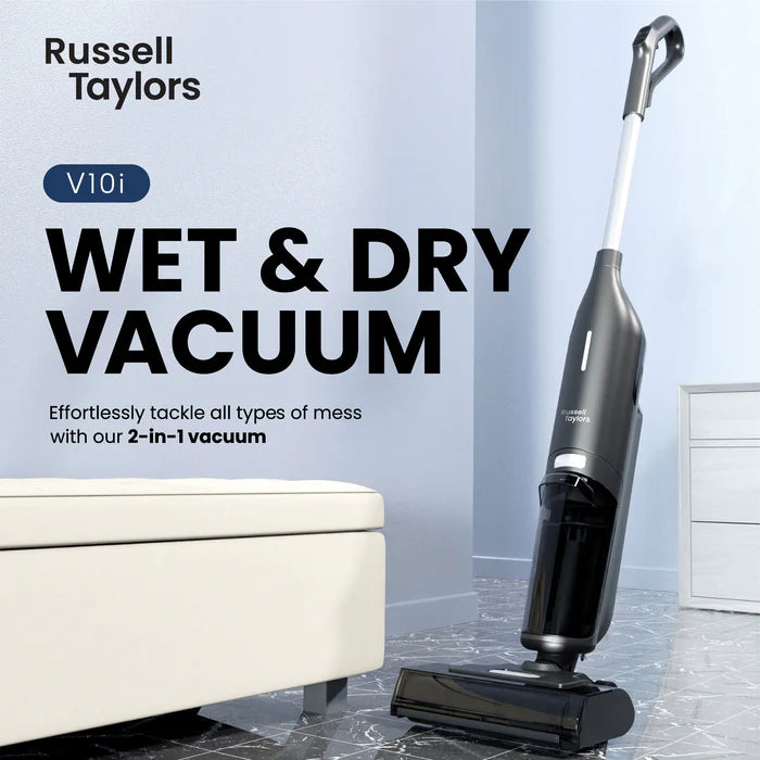 Russell Taylors Wet & Dry Cordless Vacuum Cleaner Floor Washer V10i