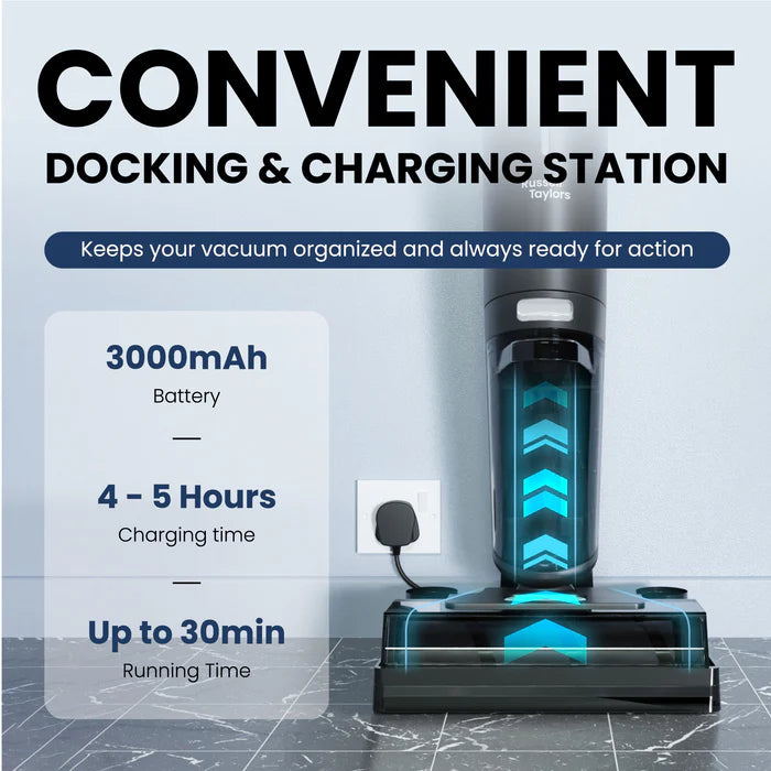 Russell Taylors Wet & Dry Cordless Vacuum Cleaner Floor Washer V10i