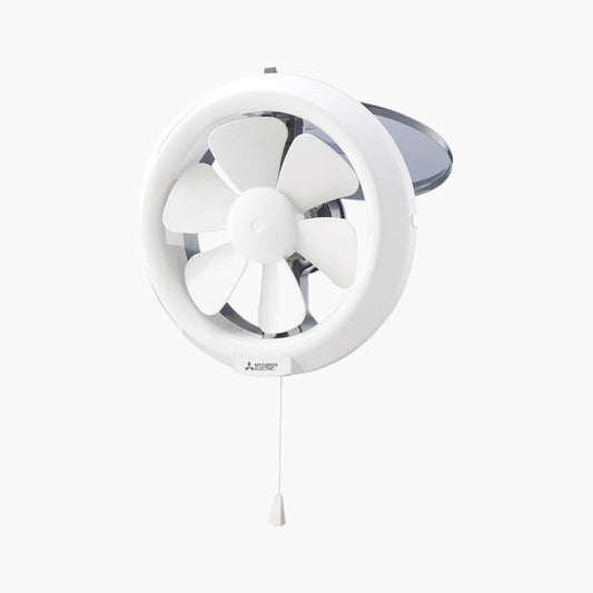 Mitsubishi Exhaust Fan 6" V-15SL6T Ventilation Fan (Glass Type) 6 blade V15SL6T (White)