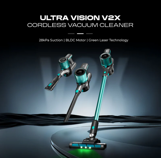 Russell Taylors V2X Ultra Vision 28kPa 200W BLDC Motor Cordless Vacuum Cleaner