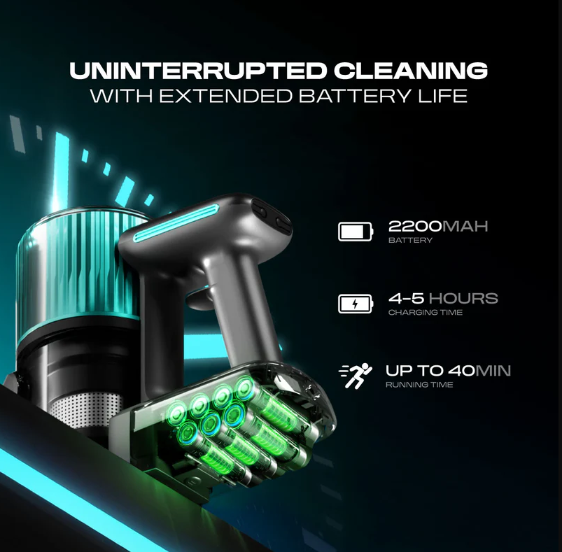 Russell Taylors V2X Ultra Vision 28kPa 200W BLDC Motor Cordless Vacuum Cleaner