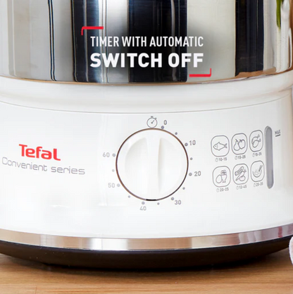 Tefal 6L Food Steamer VC1451 2 Stainless Steel Bowl