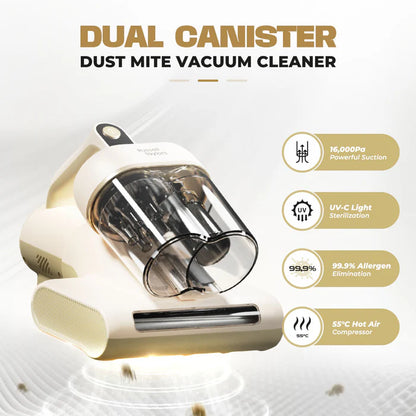 Russell Taylors Dual Cup Dust Mite Vacuum Cleaner with UV-C Light VM20