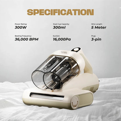 Russell Taylors Dual Cup Dust Mite Vacuum Cleaner with UV-C Light VM20