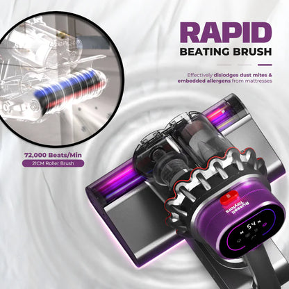 Russell Taylors Dual Cup Dust Mite Vacuum Cleaner with UV-C Light & Ultrasonic VM30