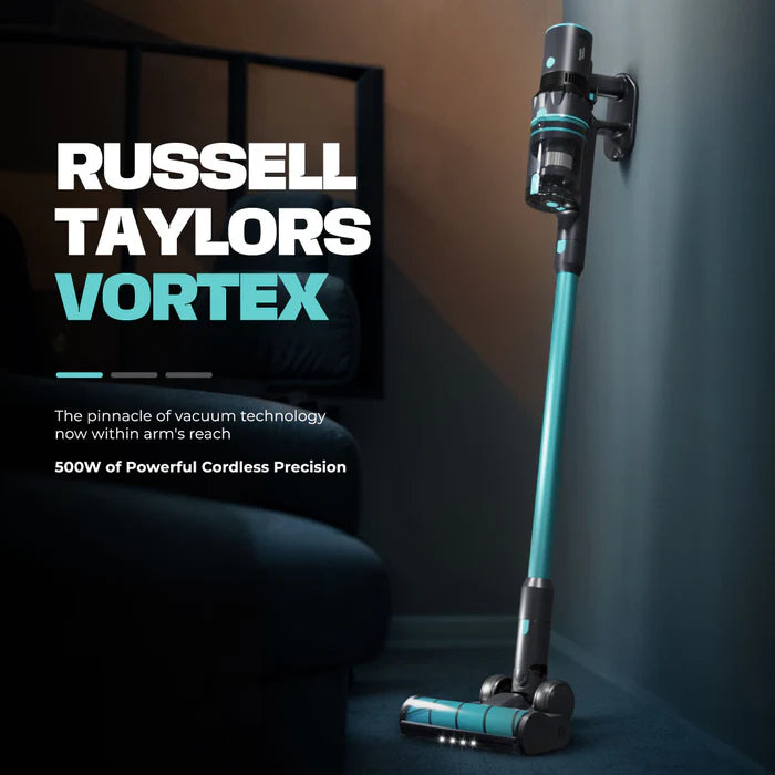 Russell Taylors Vortex Cordless Vacuum Cleaner 500W BLDC Motor