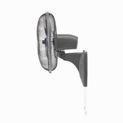 Mitsubishi 18" Electric Wall Fan W18-GA-P with Double Pull-Cord (Soft Gray) W18GAP