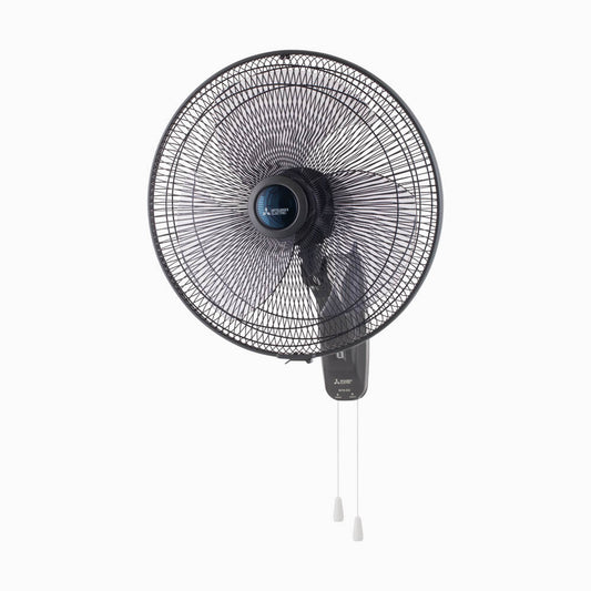 Mitsubishi 16" Electric Wall Fan W16-GA-P with Double Pull-Cord (Soft Gray) W16GAP