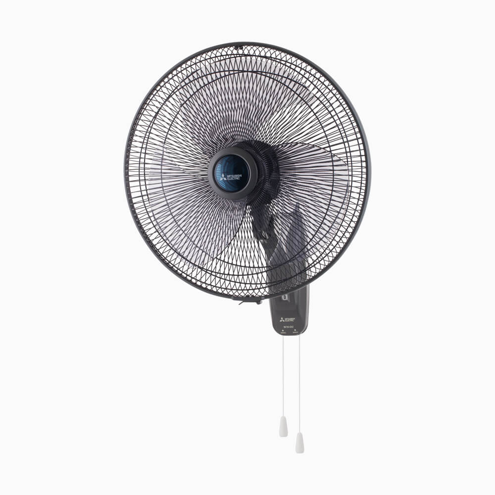 Mitsubishi 18" Electric Wall Fan W18-GA-P with Double Pull-Cord (Soft Gray) W18GAP