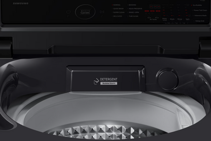Samsung 10KG Washing Machine Inverter WA40F10E1CFQ Top Load Washer Ecobubble (Deep Charcoal) Mesin Basuh