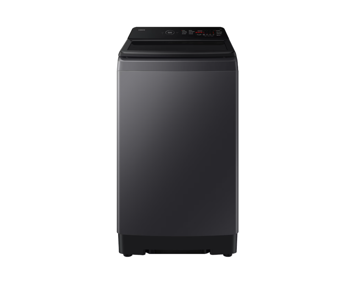 Samsung 10KG Washing Machine Inverter WA40F10E1CFQ Top Load Washer Ecobubble (Deep Charcoal) Mesin Basuh