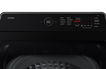 Samsung 12KG Washing Machine Inverter WA40F12E4BFQ Top-load Washer Ecobubble (Black Caviar) Mesin Basuh