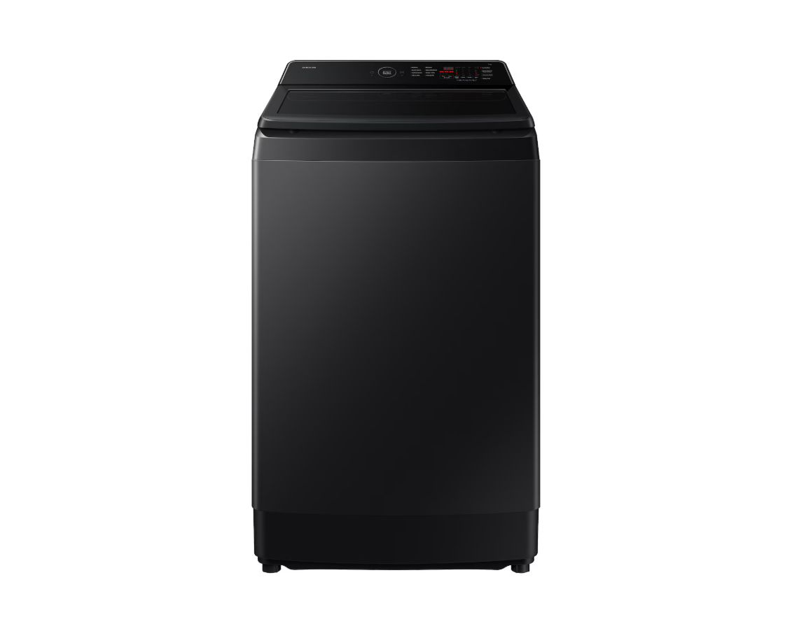 Samsung 12KG Washing Machine Inverter WA40F12E4BFQ Top-load Washer Ecobubble (Black Caviar) Mesin Basuh