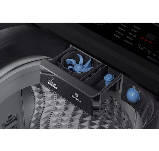 Samsung 13kg Bespoke AI Laundry Top load Washer AI Wash WA80F13S5CFQ (Deep charcoal) Washing Machine