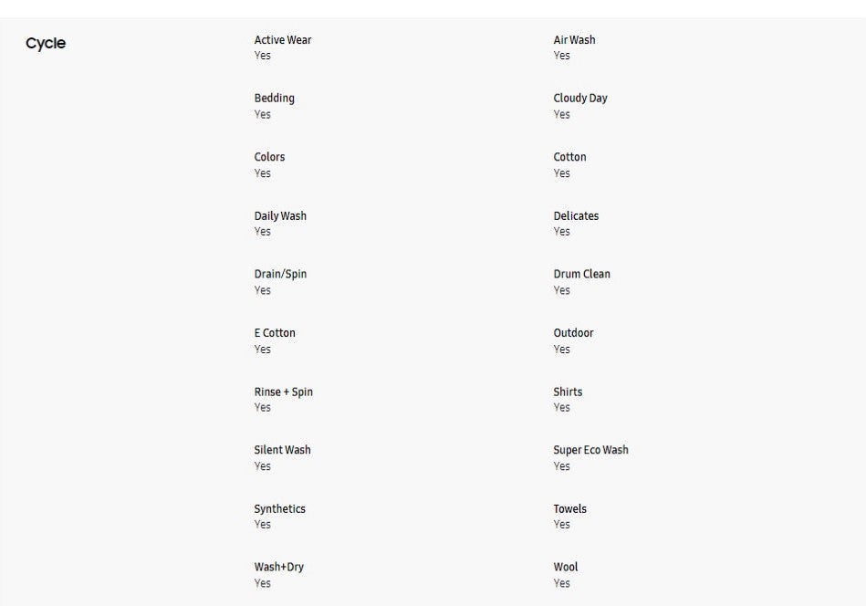 SAMSUNG 10.5KG/ 6KG Washer Dryer WD10T504DBE/FQ White Front Load WD10T504DBE