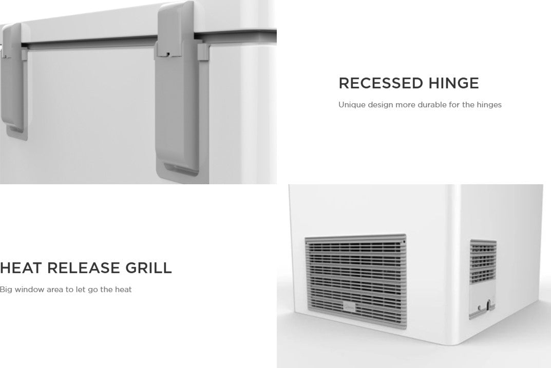 Midea Chest Freezer WD130WA 130L With Thin Foaming WD-130WA
