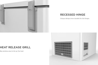 Midea Chest Freezer WD130WA 130L With Thin Foaming WD-130WA