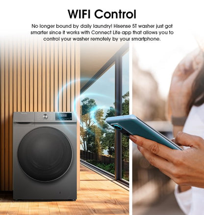 Hisense (10.5KG/7KG) Front Load Washer and Dryer 10.5KG WD3Q1043BT