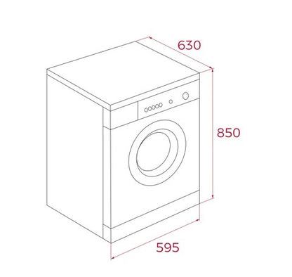 TEKA 10KG/7KG Washer Dryer WDK 81050 WH / WDK81050WH