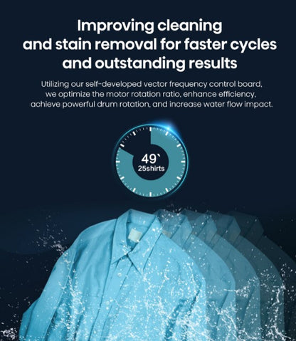 Hisense 10.5KG Front Load Washer WF5S1075BB Washing Machine