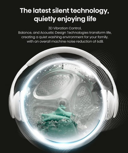 Hisense 10.5KG Front Load Washer WF5S1075BB Washing Machine