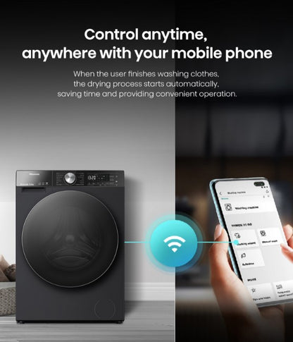 Hisense 10.5KG Front Load Washer WF5S1075BB Washing Machine