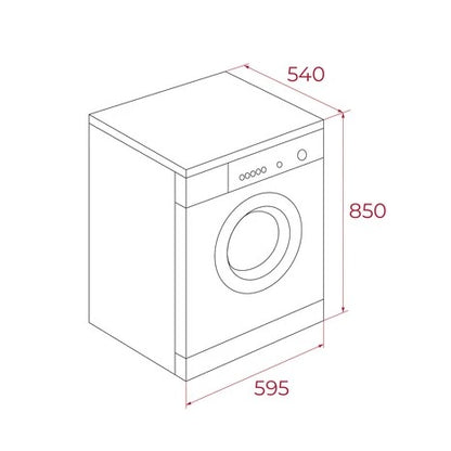 TEKA 9.0KG Front Load Washer WMK 70940 DSS / WMK70940E