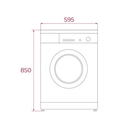 TEKA 9.0KG Front Load Washer WMK 70940 DSS / WMK70940E