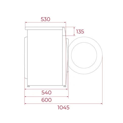 TEKA 9.0KG Front Load Washer WMK 70940 DSS / WMK70940E