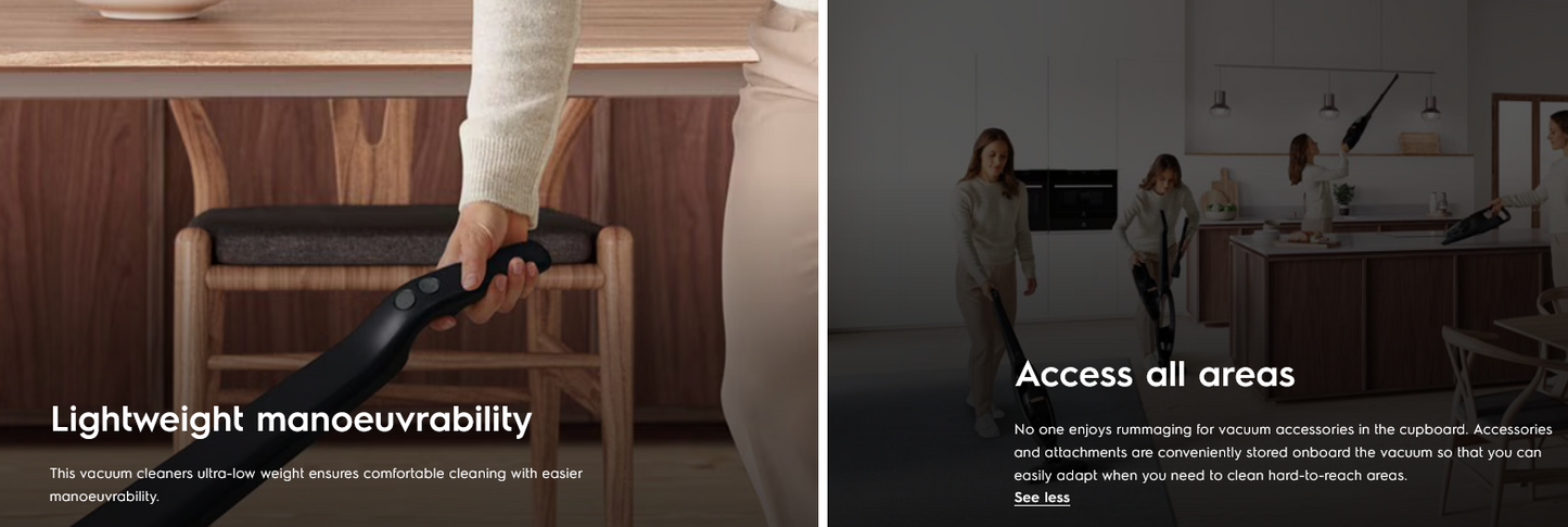 Electrolux WQ61-1OGG Well Q6 Self-Standing Cordless Vacuum Cleaner