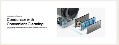 LG 14/10kg Objet WashTower™ All-In-One Stacked Washer Dryer WT1410NHEG