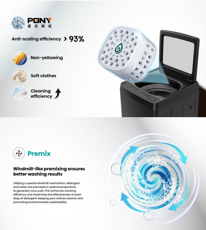 Hisense 15KG Inverter Top Load Washer Washing Machine WT150F50