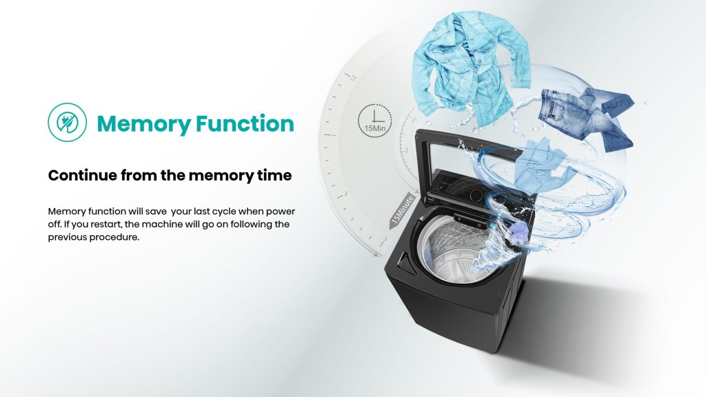 Hisense 22KG Top Load Washer Inverter WT220Q50 / WT220Q Mesin Basuh