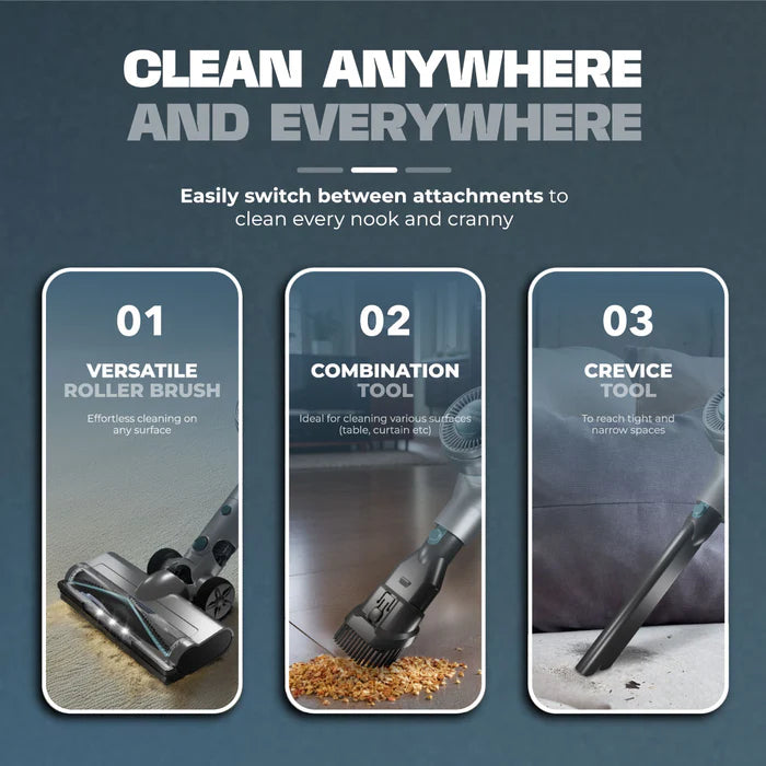 Russell Taylors Versatile Cordless Vacuum Cleaner X1
