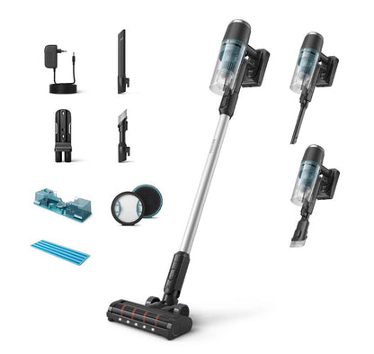 Philips Aqua Vacuum 3000 Series XC3133/61 Vacuum and Wipe LED Nozzle 3 Layer Filtration XC3133