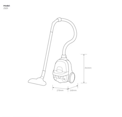 Electrolux Z1231 CompactGo canister vacuum cleaner