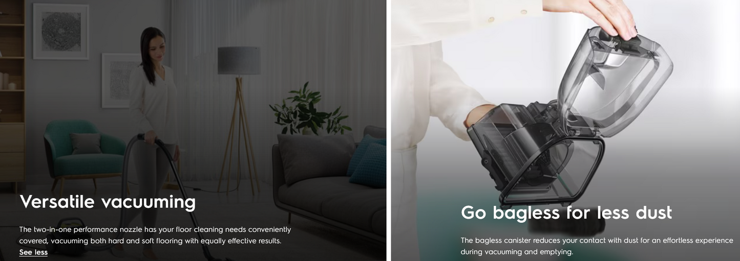 Electrolux Z1231 CompactGo canister vacuum cleaner