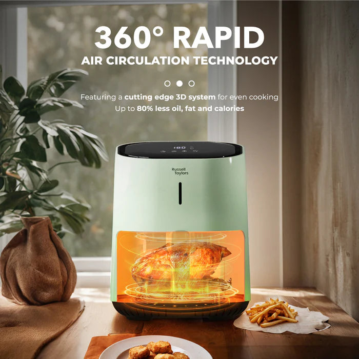 Russell Taylors 3D Visionary Digital Air Fryer (4.5L) Z4 Green