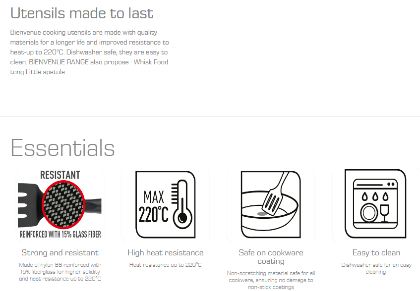 TEFAL 27451 Bienvenue Small Spatula