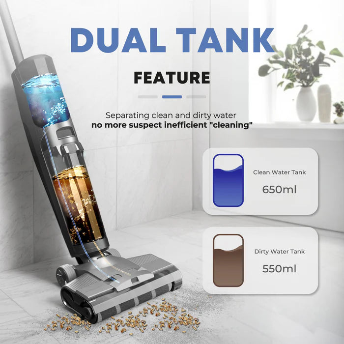 Russell Taylors 2-in-1 Wet Dry Cordless Floor Washer Vacuum Cleaner & Mop i1