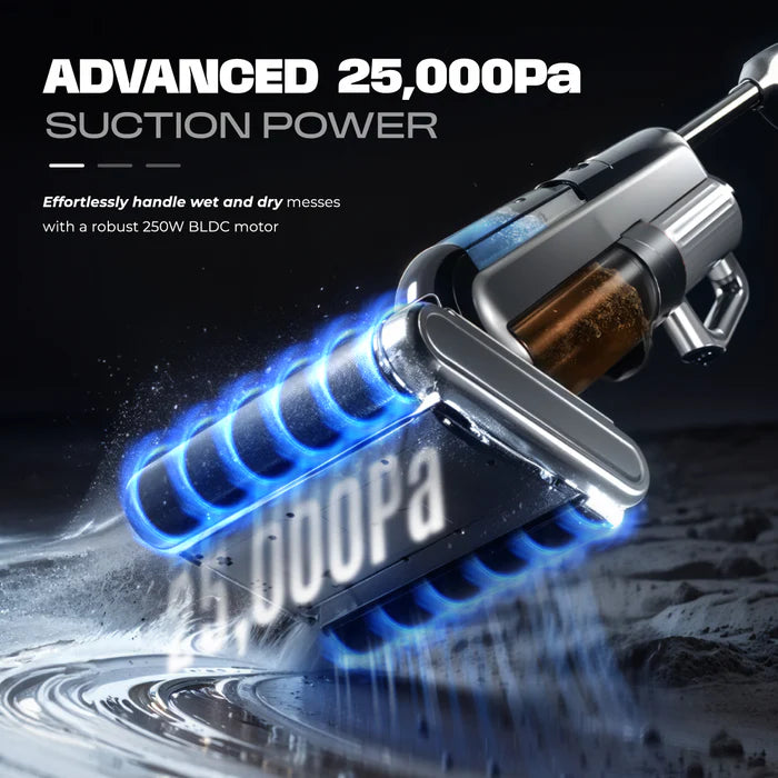 Russell Taylors Dual Roller Wet Dry Cordless Floor Washer 4-in-1 Vacuum Cleaner & Mop i4