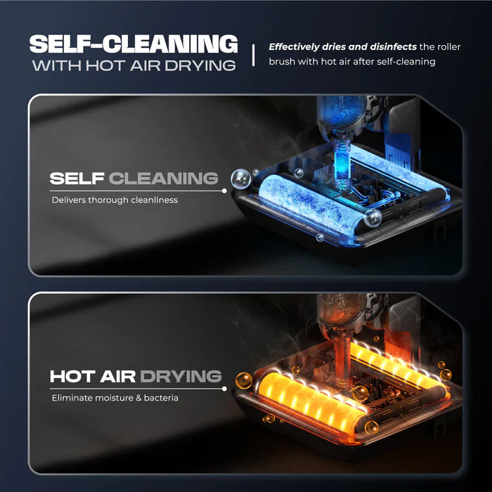 Russell Taylors Dual Roller Wet Dry Cordless Floor Washer 4-in-1 Vacuum Cleaner & Mop i4